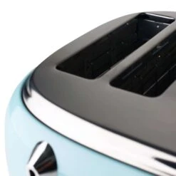 Haden Heritage Stainless Steel Turquoise 4 Slot Toaster 7.5 In. H X 12.5 In. W X 11.5 In. D -Black Decker Shop 00c1d941 808f 4ac9 9608 8b3bcbf65e26