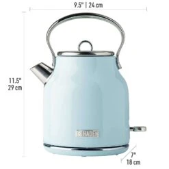 Haden Heritage Turquoise Traditional Stainless Steel 1.7 L Electric Tea Kettle -Black Decker Shop 0ff79d07 f072 40a9 aff6 45e6f3648733