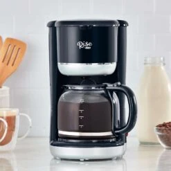 Rise By Dash 10 Cups Black Coffee Maker -Black Decker Shop 191c39c9 385e 4150 8b59 2a6da3a2a04b
