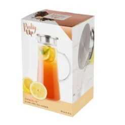 Pinky Up Clear Glass 1.5 Oz Teapot