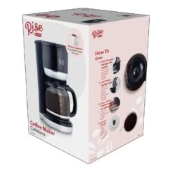 Rise By Dash 10 Cups Black Coffee Maker -Black Decker Shop 1b5f2e1d 19f7 4fcc b13e 90ba0c906f42