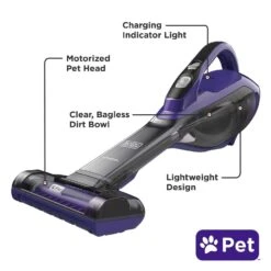 Black & Decker Black+Decker Dustbuster Advanced Clean Pet Bagless Cordless Standard Filter Hand Vacuum -Black Decker Shop 216fae19 54f9 4670 87de 9f6c22c63b7a