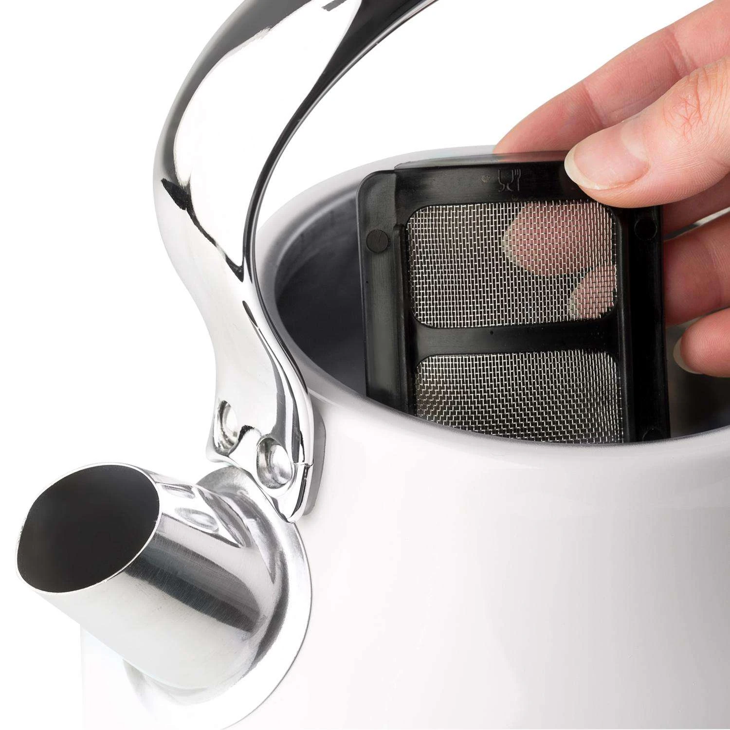 Haden Heritage Ivory Traditional Stainless Steel 1.7 L Electric Tea Kettle 8 Haden Heritage Ivory Traditional Stainless Steel 1.7 L Electric Tea Kettle - Image 6