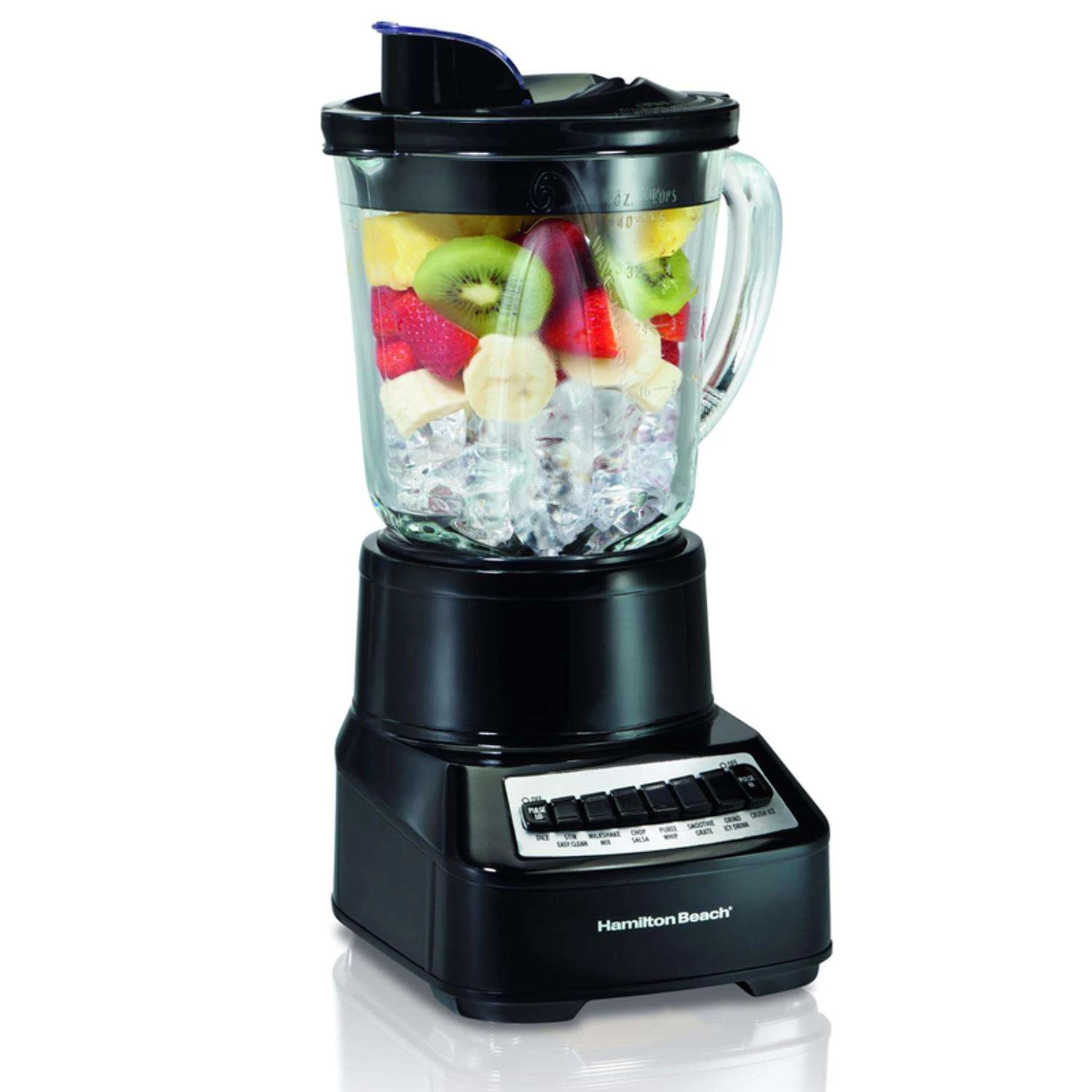 Hamilton Beach Wave Crusher Black Plastic Blender 40 Oz 14 Speed 4 Hamilton Beach Wave Crusher Black Plastic Blender 40 Oz 14 Speed - Image 2