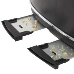 Haden Heritage Stainless Steel Black 4 Slot Toaster 8 In. H X 13 In. W X 12 In. D -Black Decker Shop 332a3d03 32ca 4f36 a71f 9dcd97d4f216