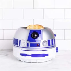Uncanny Brands Star Wars Plastic White 2 Slot Toaster 7.17 In. H X 10.43 In. W X 10.04 In. D -Black Decker Shop 3cb4d213 9366 407f a499 38e865f33725