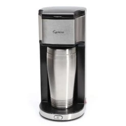 Capresso 16 Oz Black/Silver Coffee Maker