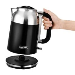 Kalorik Retro Black Stainless Steel 1.7 L Electric Tea Kettle -Black Decker Shop 42945b88 9776 43af b076 36266a441774
