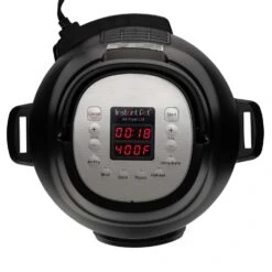 Instant Black/Silver 6 Qt Programmable Air Fryer Lid