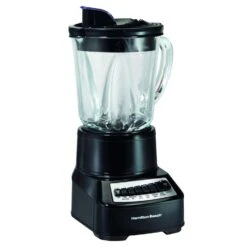 Hamilton Beach Wave Crusher Black Plastic Blender 40 Oz 14 Speed