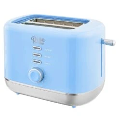 Rise By Dash Plastic Blue 2 Slot Toaster 7.4 In. H X 7.2 In. W X 11.1 In. D