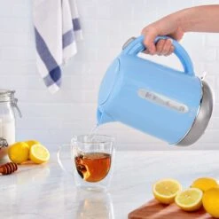 Rise By Dash Blue Glass/Plastic 1.7 L Electric Tea Kettle -Black Decker Shop 5565ba9c 83d7 4834 a956 95e0ff6450fe