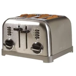 Cuisinart Stainless Steel Silver 4 Slot Toaster 7.4 In. H X 11.14 In. W X 10.67 In. D