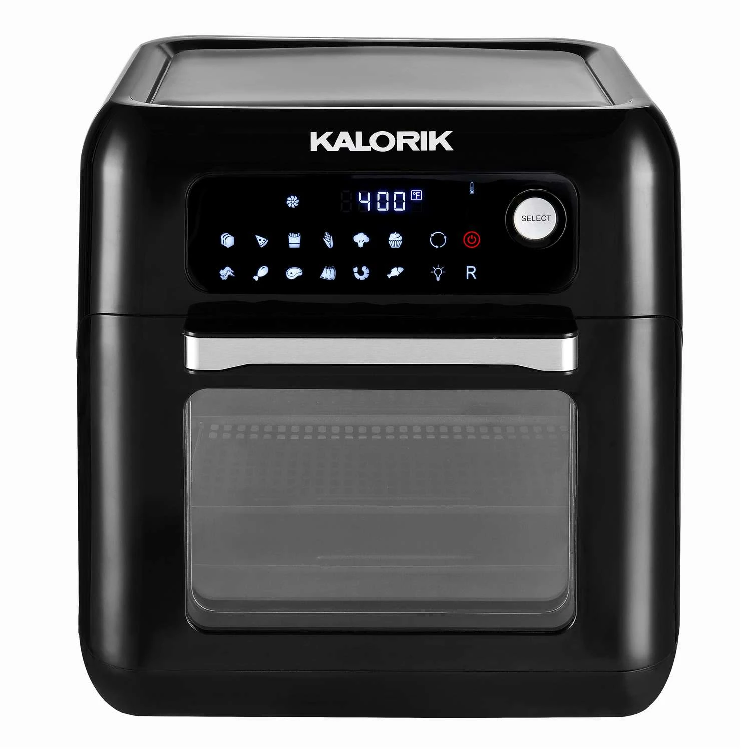 Kalorik Black 10 Qt Programmable Digital Air Fryer 5 Kalorik Black 10 Qt Programmable Digital Air Fryer - Image 3
