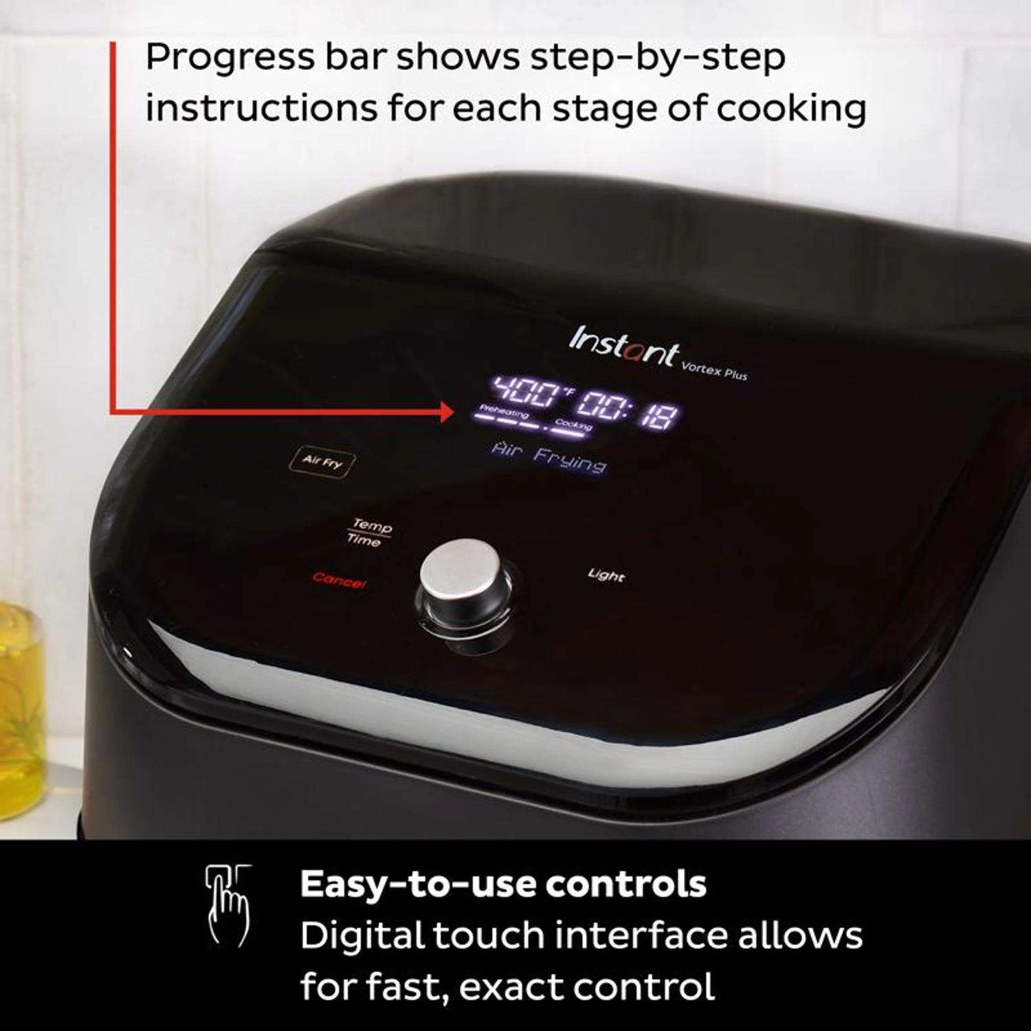 Instant Vortex Black 6 Qt Programmable Air Fryer 6 Instant Vortex Black 6 Qt Programmable Air Fryer - Image 5