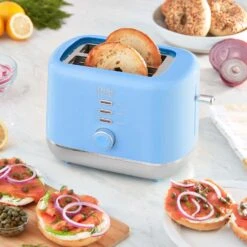 Rise By Dash Plastic Blue 2 Slot Toaster 7.4 In. H X 7.2 In. W X 11.1 In. D -Black Decker Shop 601f323c e9e1 4e05 ba7d 21eafd44a015