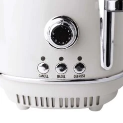 Haden Heritage Stainless Steel White 2 Slot Toaster 8 In. H X 12 In. W X 8 In. D -Black Decker Shop 620570f1 3384 46b3 a94b 2a68f48011b9
