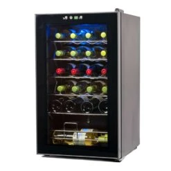 Black & Decker Black+Decker 1.6 Cu Ft Black Stainless Steel Wine Cellar 120 W