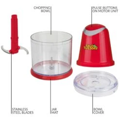 Taco Tuesday Red Plastic Chopper 16 Oz 2 Speed -Black Decker Shop 680ec3c6 8e7a 4b2e 9baa 41b3ac96a31c