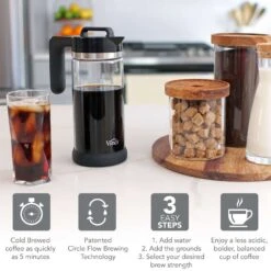 Vinci 1.1 L Black/Clear Cold Brew Coffee Maker -Black Decker Shop 6e6e6bd3 3e63 4189 b14a 83b01c579390