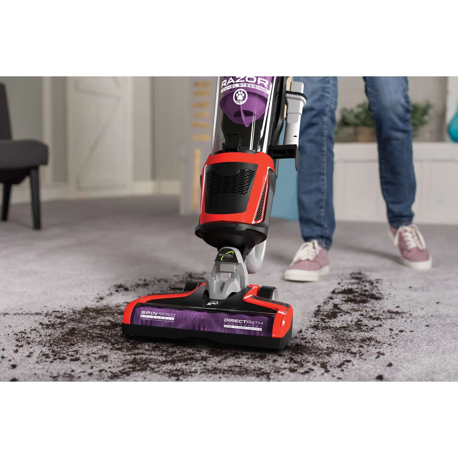 Dirt Devil Razor Bagless Corded Standard Filter Upright Vacuum 4 Dirt Devil Razor Bagless Corded Standard Filter Upright Vacuum - Image 2