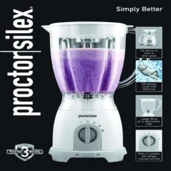 Proctor Silex White Plastic Blender 48 Oz 8 Speed -Black Decker Shop 7b79a628 31b3 462f b94c 77a84d454602
