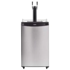 Danby 5.4 Ft³ Black/Silver Stainless Steel Double Keg Cooler 115 W