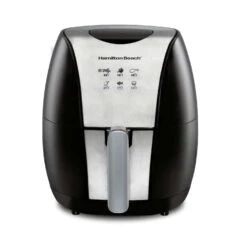 Hamilton Beach Black/Silver 3.4 Qt Programmable Air Fryer