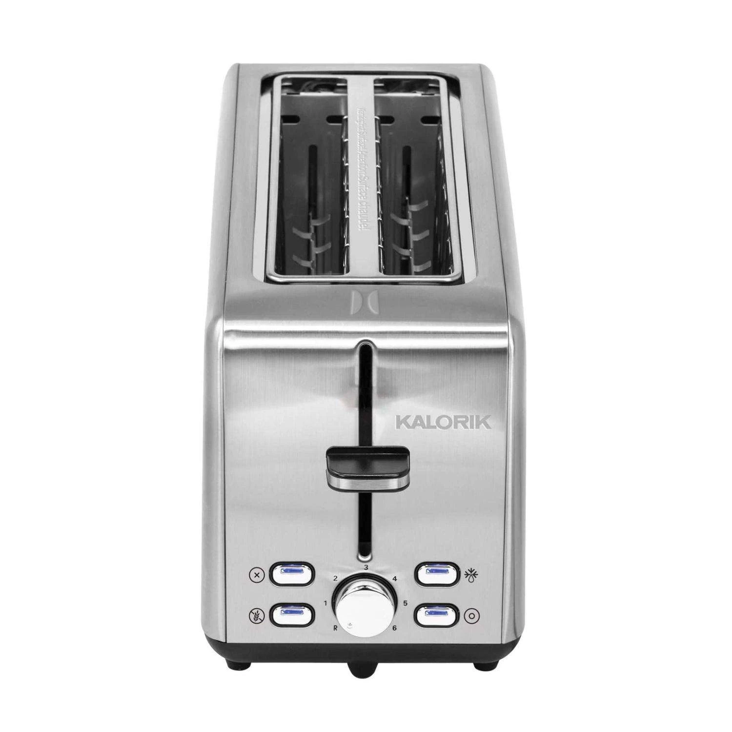 Kalorik Stainless Steel Silver 4 Slot Toaster 15.16 In. H X 6.1 In. W X 7.68 In. D 3 Kalorik Stainless Steel Silver 4 Slot Toaster 15.16 In. H X 6.1 In. W X 7.68 In. D