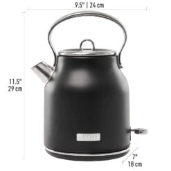Haden Heritage Black Retro Stainless Steel 1.7 L Electric Tea Kettle 12 Haden Heritage Black Retro Stainless Steel 1.7 L Electric Tea Kettle -Black Decker Shop 8dd18050 de3f 4300 9d77 eca9674ed0d9