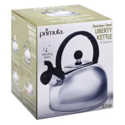 Primula Silver Stainless Steel 2.5 Qt Tea Kettle -Black Decker Shop 8ee5e9b2 ad62 4d7f b2e2 74b87630c76c