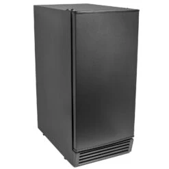 Maxx Ice 50 Cu Ft Black Stainless Steel Ice Maker 460 W
