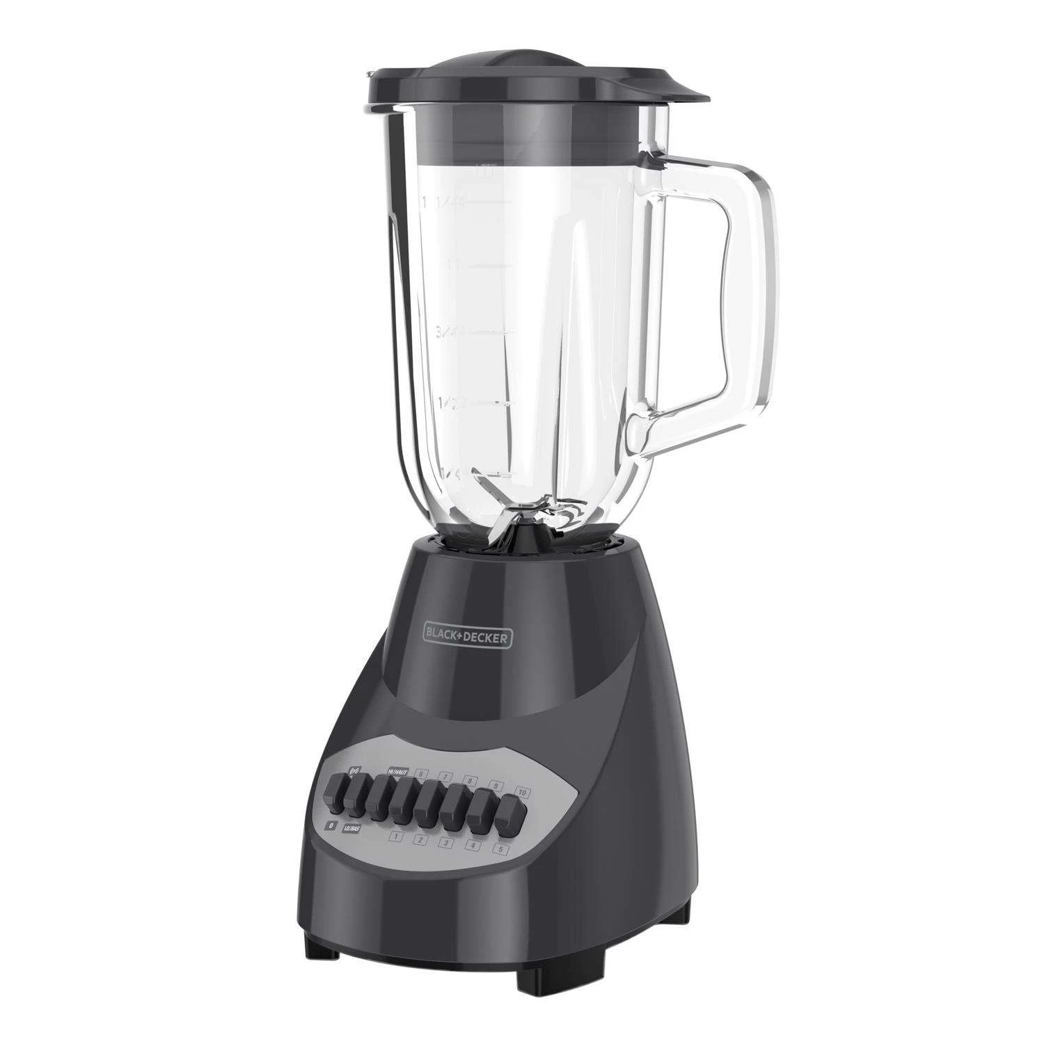 Black & Decker Black+Decker Gray Aluminum Blender 6 Cups 10 Speed 3 Black & Decker Black+Decker Gray Aluminum Blender 6 Cups 10 Speed