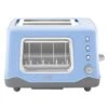 Rise By Dash Metal Blue 2 Slot Toaster 7.9 In. H X 12.2 In. W X 9.5 In. D -Black Decker Shop 921e672f 072b 41d9 9047 d061e51993d0