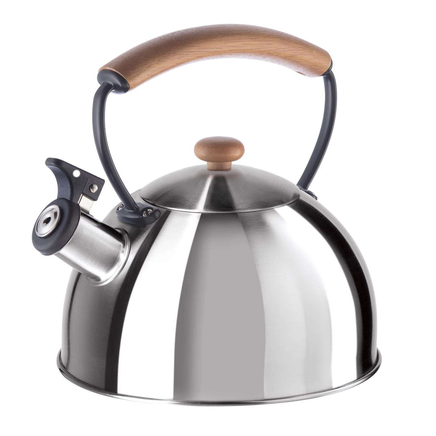 OGGI Silver Whistling Stainless Steel 85 Oz Tea Kettle 3 OGGI Silver Whistling Stainless Steel 85 Oz Tea Kettle