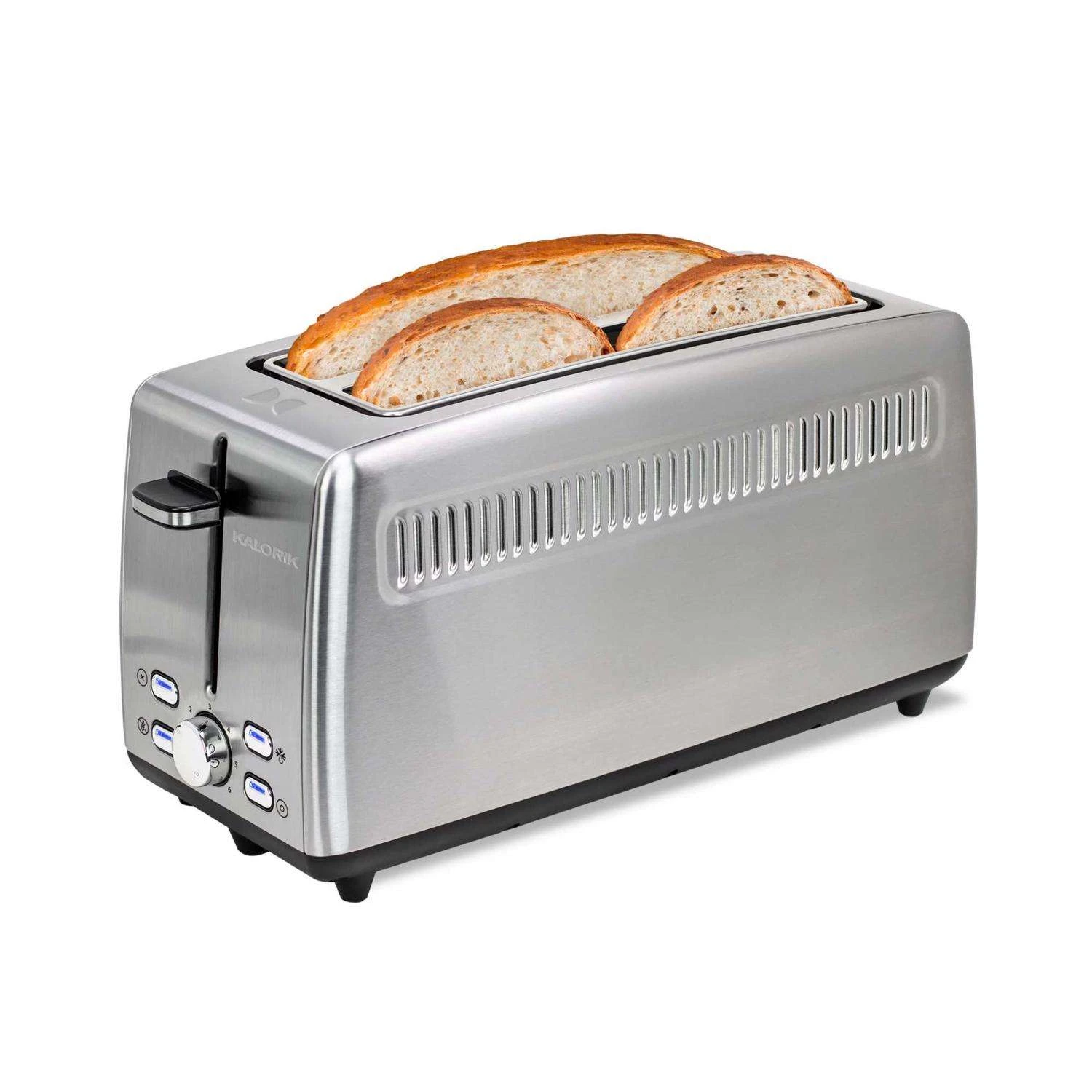 Kalorik Stainless Steel Silver 4 Slot Toaster 15.16 In. H X 6.1 In. W X 7.68 In. D 6 Kalorik Stainless Steel Silver 4 Slot Toaster 15.16 In. H X 6.1 In. W X 7.68 In. D - Image 4