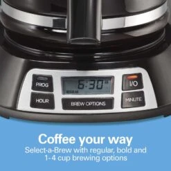 Hamilton Beach 12 Cups Black/Silver Coffee Maker -Black Decker Shop 9a0b336e f487 41d5 ba14 5bb1d099fd3a