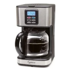 Capresso 12 Cups Black/Silver Coffee Maker