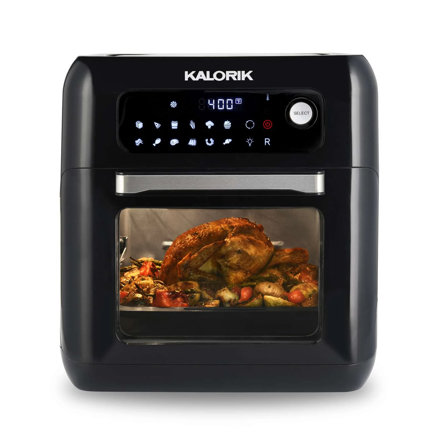 Kalorik Black 10 Qt Programmable Digital Air Fryer 3 Kalorik Black 10 Qt Programmable Digital Air Fryer