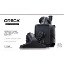 Oreck Bagged Corded HEPA Filter Canister Vacuum -Black Decker Shop a78b08d4 2c5f 4447 a929 af1de6627898