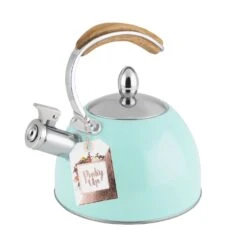 Pinky Up Blue Stainless Steel 70 Oz Tea Press Teapot