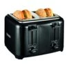 Proctor Silex Plastic Black 4 Slot Toaster 8 In. H X 12.25 In. W X 11.31 In. D -Black Decker Shop b24a6dd1 77d6 4ccb 91d9 b072eb7d167a
