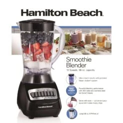 Hamilton Beach Black Metal/Plastic Blender 56 Oz 10 Speed -Black Decker Shop b4742fc1 49e0 4018 b5b8 f1730f195bd9