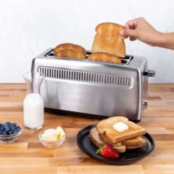 Kalorik Stainless Steel Silver 4 Slot Toaster 15.16 In. H X 6.1 In. W X 7.68 In. D 17 Kalorik Stainless Steel Silver 4 Slot Toaster 15.16 In. H X 6.1 In. W X 7.68 In. D -Black Decker Shop cc530f25 f073 42d9 8397 f687ae351332