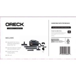 Oreck Bagged Corded HEPA Filter Canister Vacuum -Black Decker Shop d0c91087 dd4c 4983 91fd f37fe6e34dab