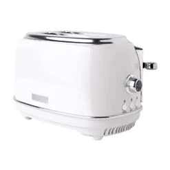 Haden Heritage Stainless Steel White 2 Slot Toaster 8 In. H X 12 In. W X 8 In. D