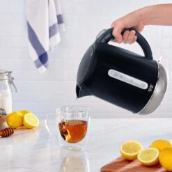 Rise By Dash Black Polypropylene 1.7 L Electric Tea Kettle -Black Decker Shop db3add09 e5b3 461d b387 10596ee852f0