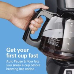 Hamilton Beach 12 Cups Black/Silver Coffee Maker -Black Decker Shop dd9ba877 b498 49f6 a056 4a3c5767d462