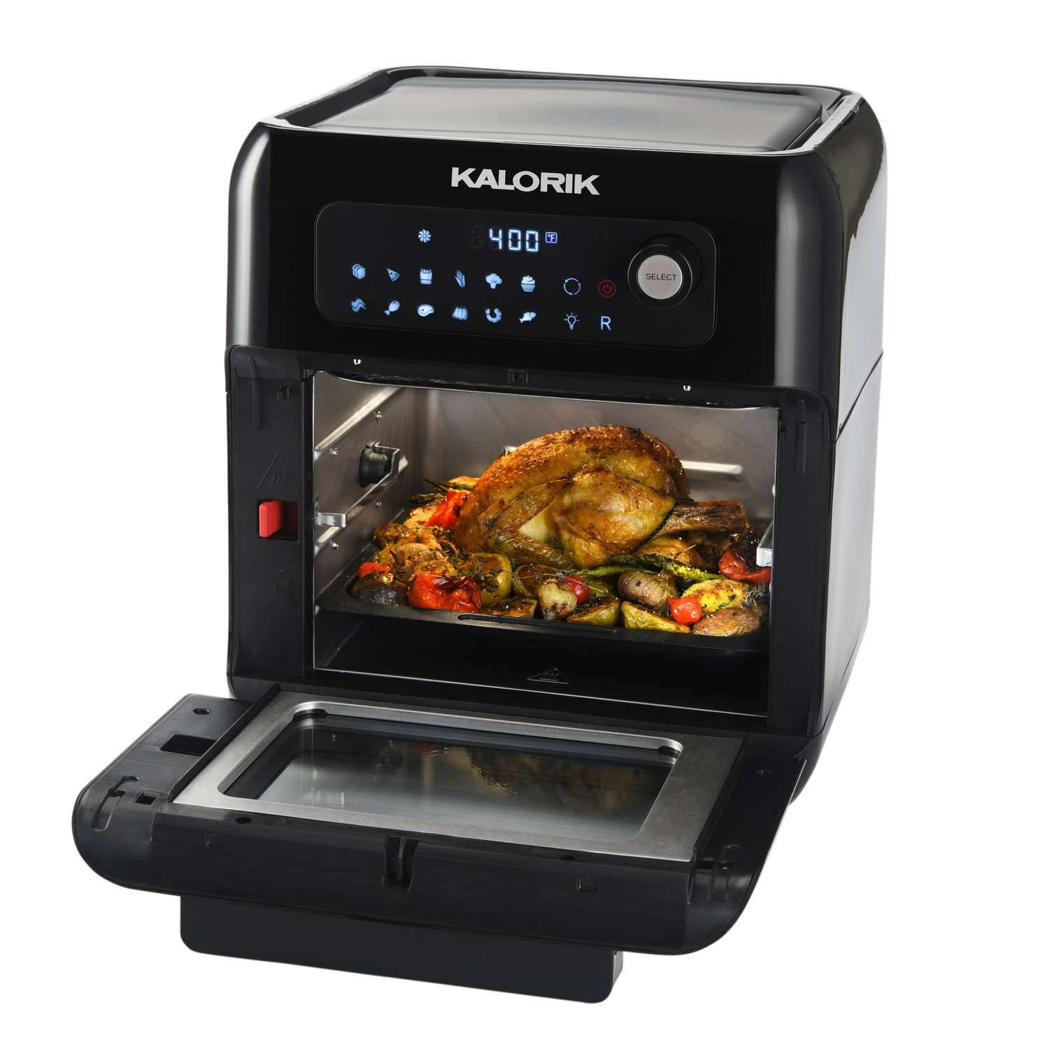 Kalorik Black 10 Qt Programmable Digital Air Fryer 6 Kalorik Black 10 Qt Programmable Digital Air Fryer - Image 4