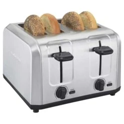 Hamilton Beach Stainless Steel Silver 4 Slot Toaster 7.48 In. H X 10.94 In. W X 11.22 In. D